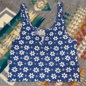 BillaBong daisy crop tank top